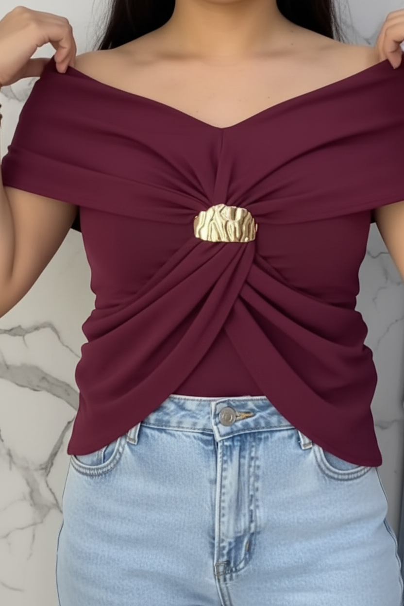 Burgundy Top